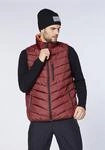 Steppweste CHIEMSEE, Herren, Gr. S (44/46), rot (biking rot), 100% Polyester, Westen