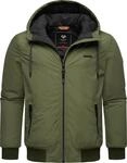 Winterjacke RAGWEAR "Maddy", Herren, Gr. XXL (56), gelb (gelbgr&uuml;n), Au&szlig;enmaterial: