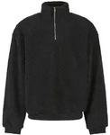 Kapuzensweatshirt URBAN CLASSICS "Urban Classics Oversized Teddy Troyer", Herren, Gr.