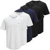 T-Shirt JACK & JONES "T-Shirt JPRBLABRODY TEE CREW NECK 5PK 5er Pack", Herren, Gr. S,