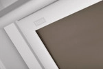 Verdunklungsrollo VELUX "DKL S08 4574S", braun (nougat, aluminium), S08,...
