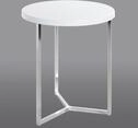 HAKU Beistelltisch "Sofatisch, Wohnzimmertisch" 1 Stk. tlg. rund - aus Metall...
