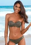 Buffalo B&uuml;gel-Bandeau-Bikini "Romance" aus Strukturware