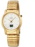 Funkuhr MASTER TIME "Basic", gold (goldfarben), Armbanduhren, Damen, Funkuhr,