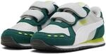 Sneaker PUMA "CABANA RACER SL 20 V INF", Kinder, Gr. 27, gr&uuml;n (cool light gray, puma