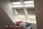 Verdunklungsrollo VELUX "DKL 0705S", grau (grau, alufarben), M10, stufenlos