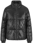 Winterjacke URBAN CLASSICS "Urban Classics Ladies Recycled Short Shiny Puffer