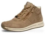 Schn&uuml;rboots ARA "OSAKA", Damen, Gr. 8 (42), beige, Veloursleder, Schuhe