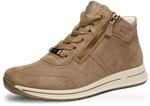 Schn&uuml;rboots ARA "OSAKA", Damen, Gr. 8 (42), beige, Veloursleder, Schuhe