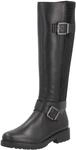 Stiefel REMONTE "Remonte Stiefel Glattleder", Damen, Gr. 36, schwarz, Glattleder,