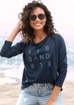 Longsleeve ELBSAND "Ingiara", Damen, Gr. S (36), blau (marine), Jersey, Obermaterial: