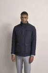 Kurzjacke BUGATTI "wasserabweisend", Herren, Gr. 50, blau (marine), 100% Polyester,