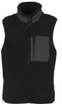 Steppweste URBAN CLASSICS "Urban Classics Sherpa Vest", Herren, Gr. S, schwarz,...
