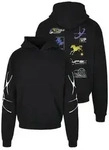 Kapuzensweatshirt "Upscale by Mister Tee Herren", Herren, Gr. XS, schwarz, 100%
