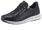 Sneaker ARA "OSAKA", Damen, Gr. 9 (43), blau, Glattleder, unifarben, Schuhe...