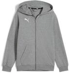 PUMA Kapuzensweatjacke "TEAMGOAL CASUALS HOODED JACKET JR" mit Kapuze, f&uuml;r Fu&szlig;ball,