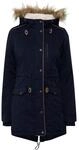 Langmantel OXMO "Parka OXAnna", Damen, Gr. L, blau (insignia b), Obermaterial: 65%
