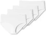 Slip SCHIESSER "Slip 4er Pack", Damen, Gr. S, wei&szlig;, Obermaterial: 95% Baumwolle CO.