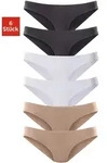 Bikinislip, Damen, Gr. 40/42, Microfaser, beige (beige, schwarz, wei&szlig;),...