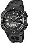 Chronograph, schwarz, CASIO TIMELESS COLLECTION, Armbanduhren, Herren, Chronograph,