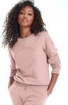 Bench. Loungewear Sweatshirt, mit runder Logostickerei, Loungwear