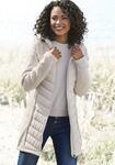 Vivance Steppjacke mit Kapuze mit Strickfleece-&Auml;rmeln