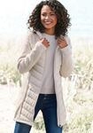 Steppjacke VIVANCE, Damen, Gr. 42, beige, Fleece, Obermaterial: 100% Polyester.