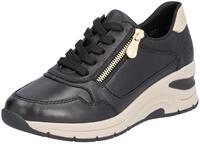 Rieker Keilsneaker,Freizeitschuh,Halbschuh,Schn&uuml;rschuh mit Rei&szlig;verschluss,...