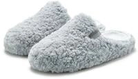 Pantolette ELBSAND "Hausschuh, Pantoffel, Mule", Damen, Gr. 39, grau, Obermaterial: