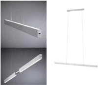 PAULMANN LED Pendelleuchte "LED Pendelleuchte Aptare dimmbar", grau