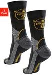 Chiemsee Wandersocken "Herren Sportsocken mit Wolle, Outdoor Socken" Packung, 2...