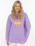 Zwillingsherz Hoodie ""Always Positive"", Kapuze, Stickerei, Fronttasche,