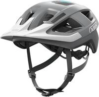 Fahrradhelm ABUS "Aduro 3.0 LED" Gr. L, grau (grau (race grau)), Helme, L