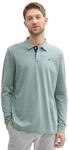 TOM TAILOR Langarm-Poloshirt mit Logo-Stickerei