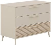 PAIDI Wickelkommode "EEFJE in Beige, 3 Schubladen mit Soft-Close, verschiedene