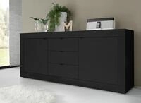 Home affaire Sideboard "Basic Breite 210 cm, Kommode 2 T&uuml;ren, 3 Schubk&auml;sten,