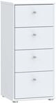 FORTE Kommode "Tempra, Kommode, 4 Schubk&auml;sten, H&ouml;he 85,5 cm" Breite 38,6 cm