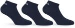 Fila Socken "UNISEX INVISIBLE PLAIN SOCKS" 3 Stk. tlg. mit eingestricktem Logo...