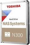 TOSHIBA interne HDD-Festplatte "N300 8TB", schwarz, silber, 8 TB, Festplatten