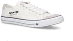 Slip-On Sneaker DOCKERS BY GERLI, Herren, Gr. 49, wei&szlig;, Textil, Veloursleder,