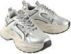 Trainingsschuh BUFFALO "Buffalo Para Vegan Nappa/Mesh", Damen, Gr. 36, silber, wei&szlig;,