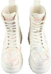 Stiefel BUFFALO "Buffalo ASPHA RLD BLOOM", Damen, Gr. 37, wei&szlig;, rose, blau,