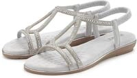 Vivance Sandale "Sandalette, Sommerschuh," mit eleganter Glitzer-Verzierung und