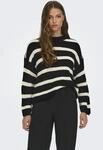 JDY Strickpullover "JDYJUSTY L/S STRIPE PULLOVER KNT NOOS"