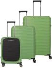 travelite Trolleyset "MOOBY 3-teilig Reisekoffer Hartschale" mit TSA-Schloss und