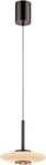 NEUHAUS PURE LED Pendelleuchte "PURE Vitrum", braun (schwarz, metal braun), 1, &Oslash;