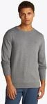 Rundhalspullover TOMMY HILFIGER "ESSENTIAL COTTON", Herren, Gr. 3XL, grau (medium