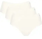 Slip SLOGGI "Slip GO Daily Cotton Midi 3P 3er Pack", Damen, Gr. S, wei&szlig;,