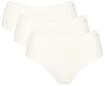 Slip SLOGGI "Slip GO Daily Cotton Midi 3P 3er Pack", Damen, Gr. S, wei&szlig;,