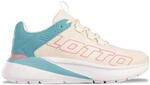 Sneaker LOTTO, Damen, Gr. 36, beige (sand, coral), Synthetik, Textil, mehrfarbig,